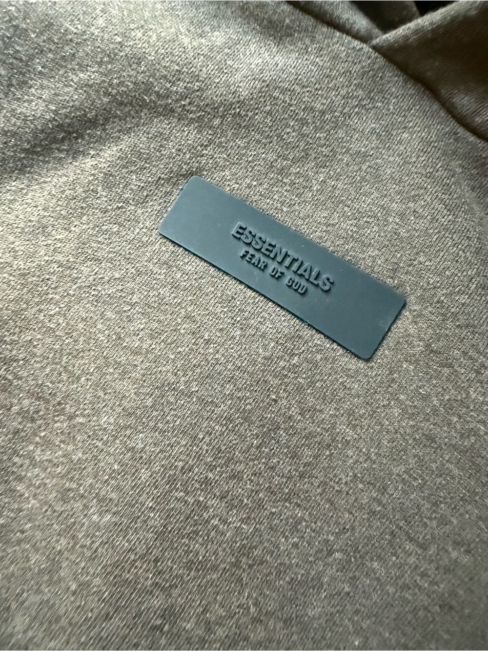 ESSENTIALS, Brown Hooded Pullover Sweatshirt - Small - Picture 2 of 4
